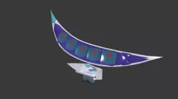 Kaito Tenjo Duel Disk yugioh zexal Low-poly 3D model