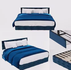 King Size Bed-High Poly 3D model