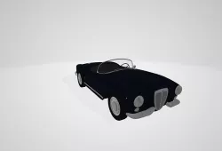Lancia Aurelia B24 GT convertible 1954 3D model