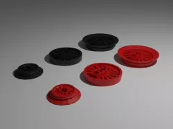 LEGO Train Wheels