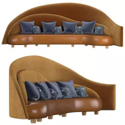 Lobby sofa Foxy 3D model