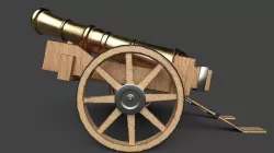 Long Range Canon V1 3D model
