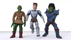 Low-Poly Fantasy Hero and Orcs Low-poly 3D model