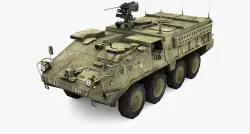 M1126 Stryker IVC Low-poly 3D model
