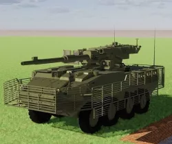 M1128 Moving Gun System 3D model