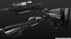 MA 37 Assault Riffle Halo Low-poly 3D model