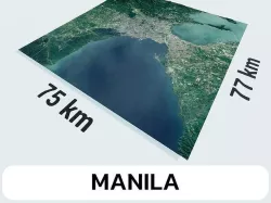Manila Philippines City Landscape 3D Model 3D model