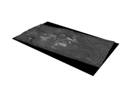 MARS VR - Light-Toned Deposits in Ladon Valles Basin 3D model
