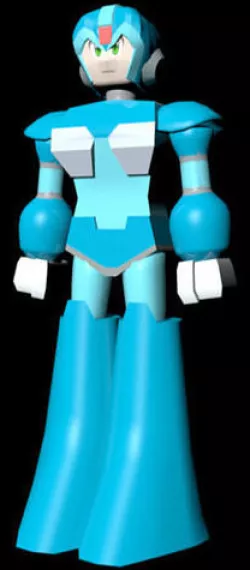 Megaman robot 3D model