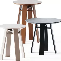 Metal Coffee Table Bondt sml by Zeitraum 3D model