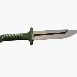 Military knife 3D model