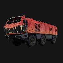 Military Truck  Low-poly 3D model
