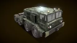 Military Vehicle SV Low-poly 3D model