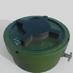 Mine PMN-2 Low-poly 3D model