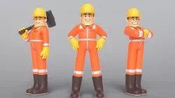 Minimal Construction Worker 3D model