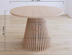 Modern Dining Table created in Revit Family Low-poly 3D model