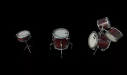 Music Instruments Pack 1 Low-poly 3D model