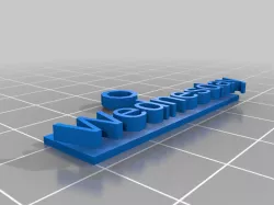 My Customized Name tag Kwednesday tageychain