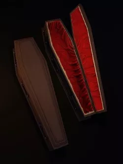 Old coffin 3D model