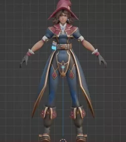 Overwatch Kiriko Witch Model 3D model 3D model