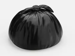 Plastic Bag Low-poly 3D model