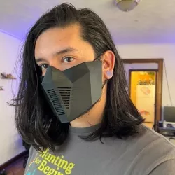POLYGON HALF MASK 3D model