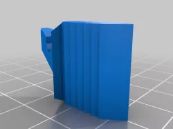 Push-in-place plane hook for rubber band