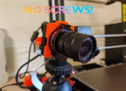 Raspberry pi HQ camera case - Snap fit