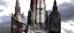 Red Angel Portal Tower Kit bash 2 3D model