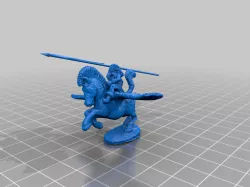 Replica of Ral Partha Pegasus and Rider 01-017