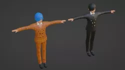 RM - Suga - BTS Low-poly 3D model