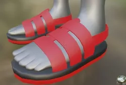 Sandal 3D Item Zepeto Prefab Unity Low-poly 3D model