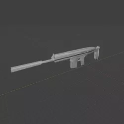 scar concept 3D model