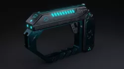 Sci-fi blaster  3D model