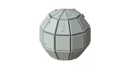 Sci Fi Object No 3462 Low Poly Low-poly 3D model