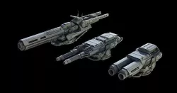 Sci-Fi Turret and Gun Pack Main Battery 3D model