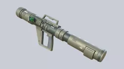 Scifi bazooka Low-poly 3D model