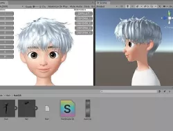 Short Hair Male 3D Item Zepeto Creator Unity Prefab FBX Low-poly 3D model