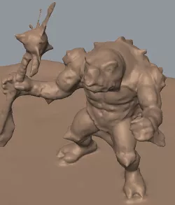 Snapping Turtle 3D model