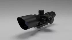 Sniper scope 3D model
