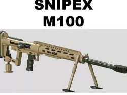 Snipex M100 - Replica -LOW POLY Low-poly 3D model