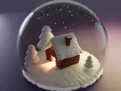 Snow Globe 3D model