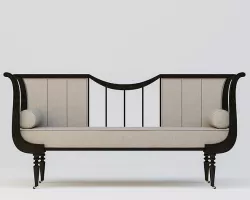 Sofa Art deco 3D model