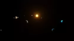 solar system 3D model