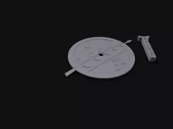 Star Wars blaster stand