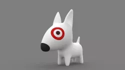 Target Mascot Bullseye  3D model