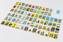 Tarot Cards - Rider Waite  - single textures Low-poly 3D model