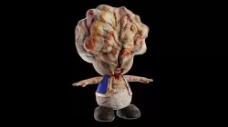 Toad is a Clicker Low-poly 3D model