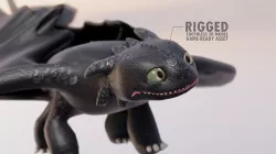 Toothless low-poly 3d model Low-poly 3D model