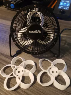 Toroidal Blade For Desk Fan